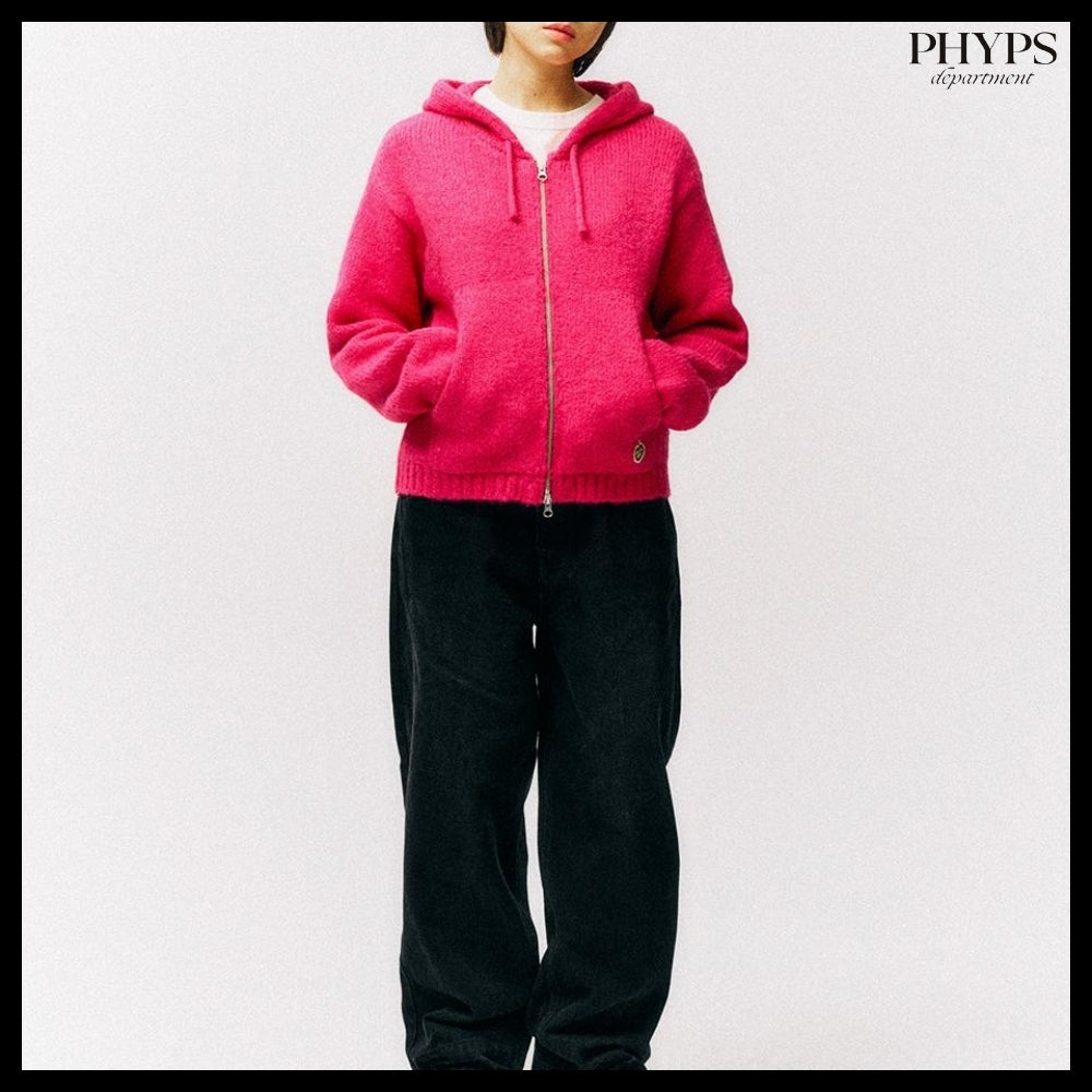 【PhypsDepartment】ハート アップル ニット フードジップアップ