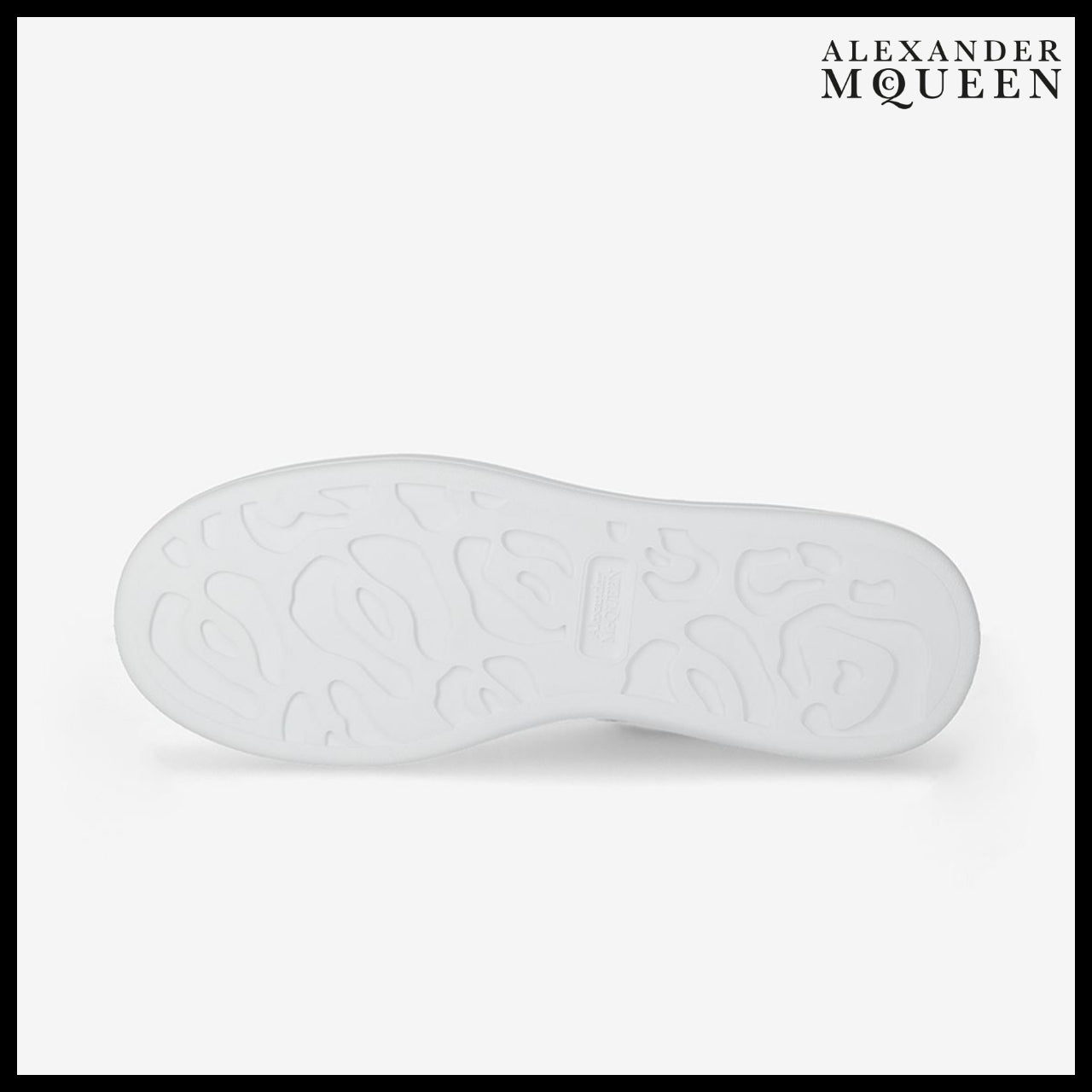 【Alexander Mcqueen】Oversole Sneakers in White/Navy