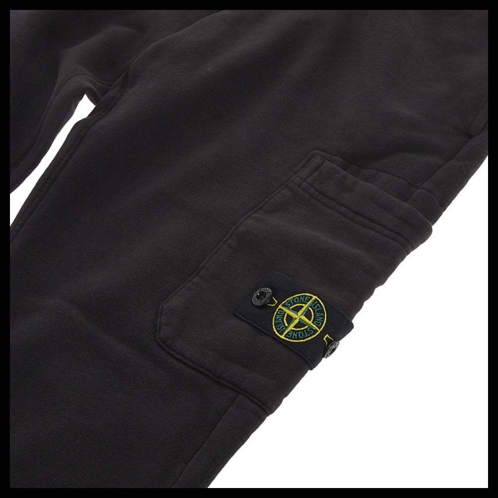◆STONE ISLAND◆ Kids Wappen Training Pants Black