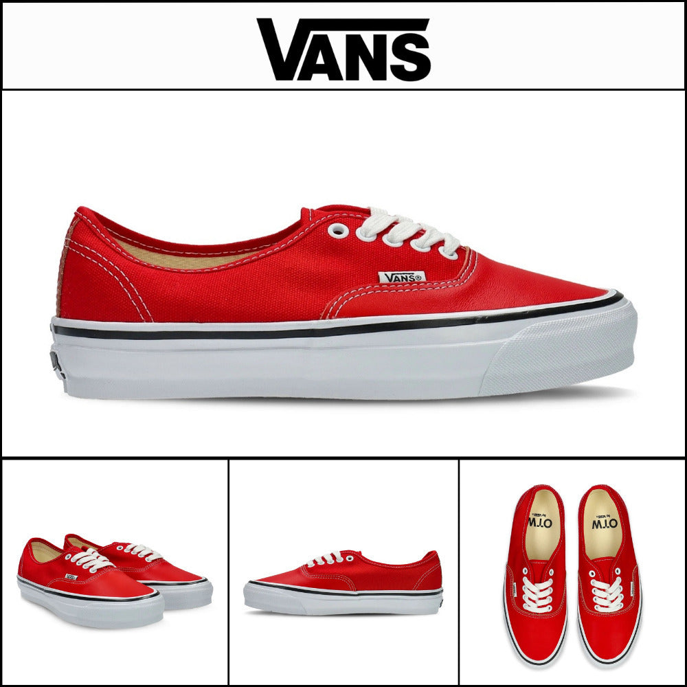 【VANS】Authentic Vibram sole sneakers red