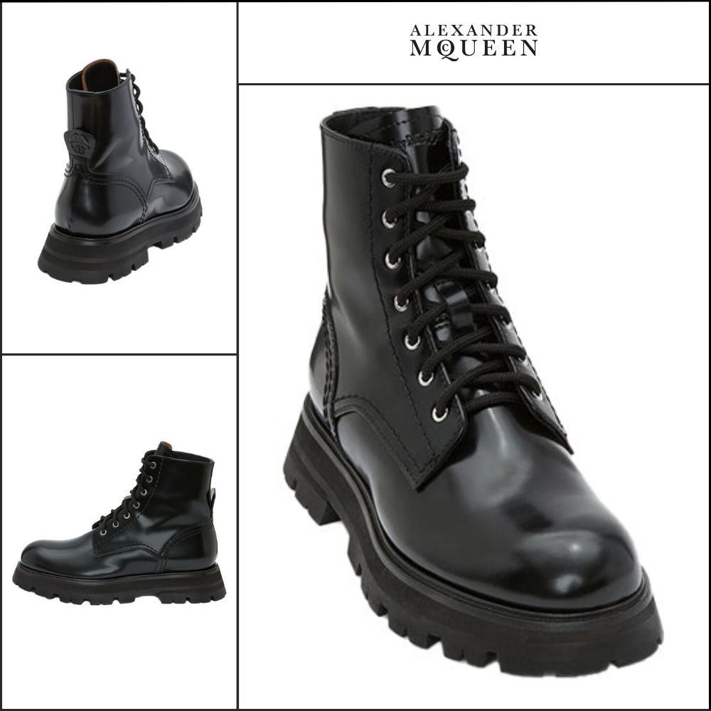 【Alexander Mcqueen】Wander Boots in Black
