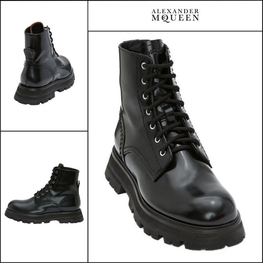 【Alexander Mcqueen】Wander Boots in Black