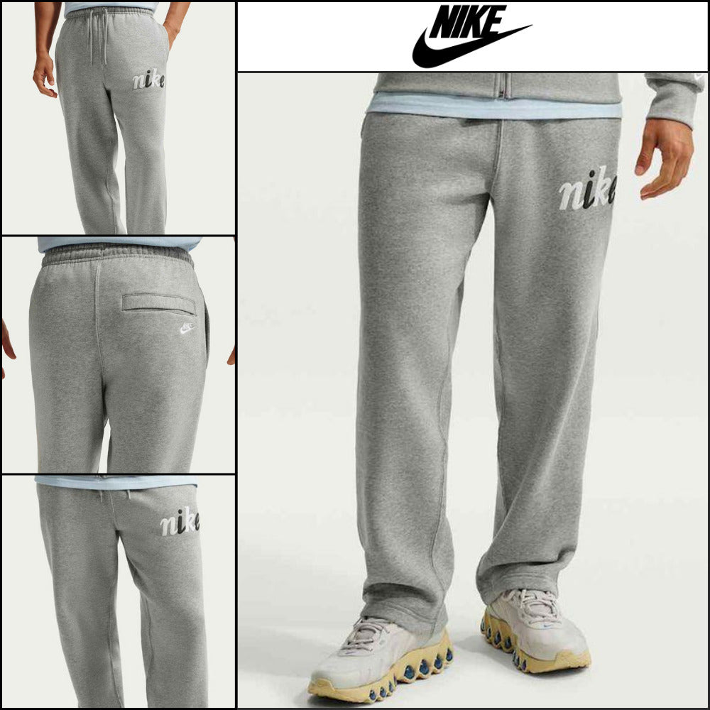 【NIKE】Sportswear Club Fleece Open Hem Pants M Dark Grey