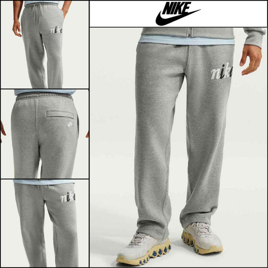 【NIKE】Sportswear Club Fleece Open Hem Pants M Dark Grey