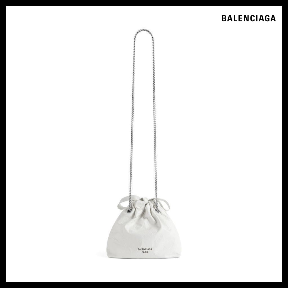 ★BALENCIAGAアウトレット セール ★Crush XS Tote Bag in White