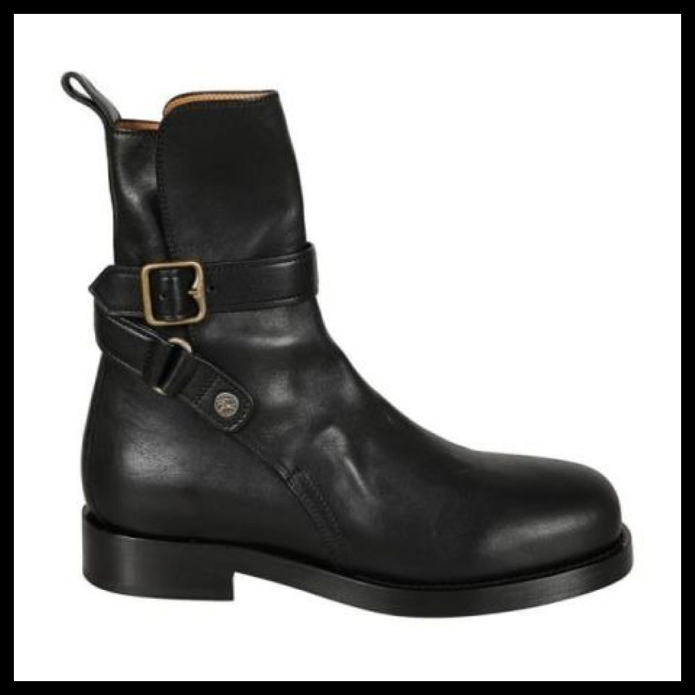 【BURBERRY】Black ankle boots