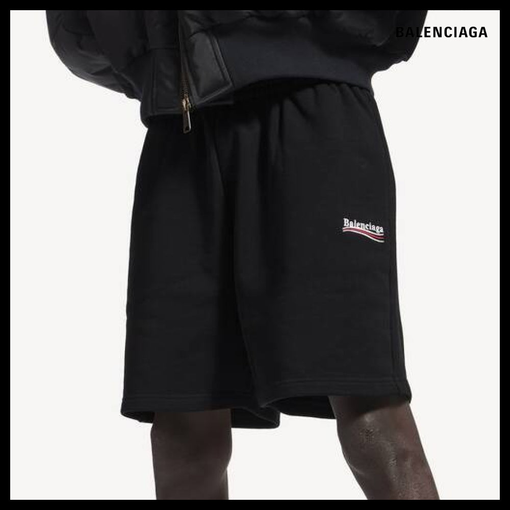 【BALENCIAGA】Political Campaign Sweat Shorts