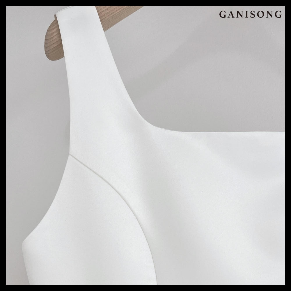 【GANISONG】Bridal Audrey Lady Dress White