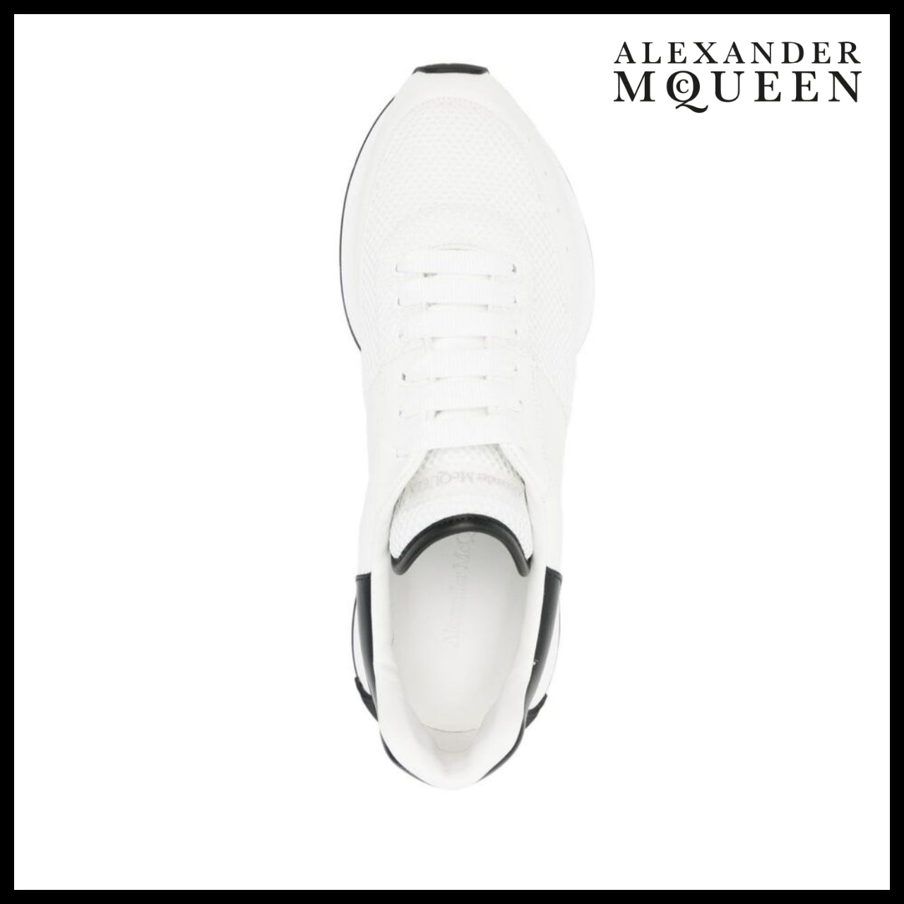 【Alexander Mcqueen】Sprint Runner Sneakers White Black