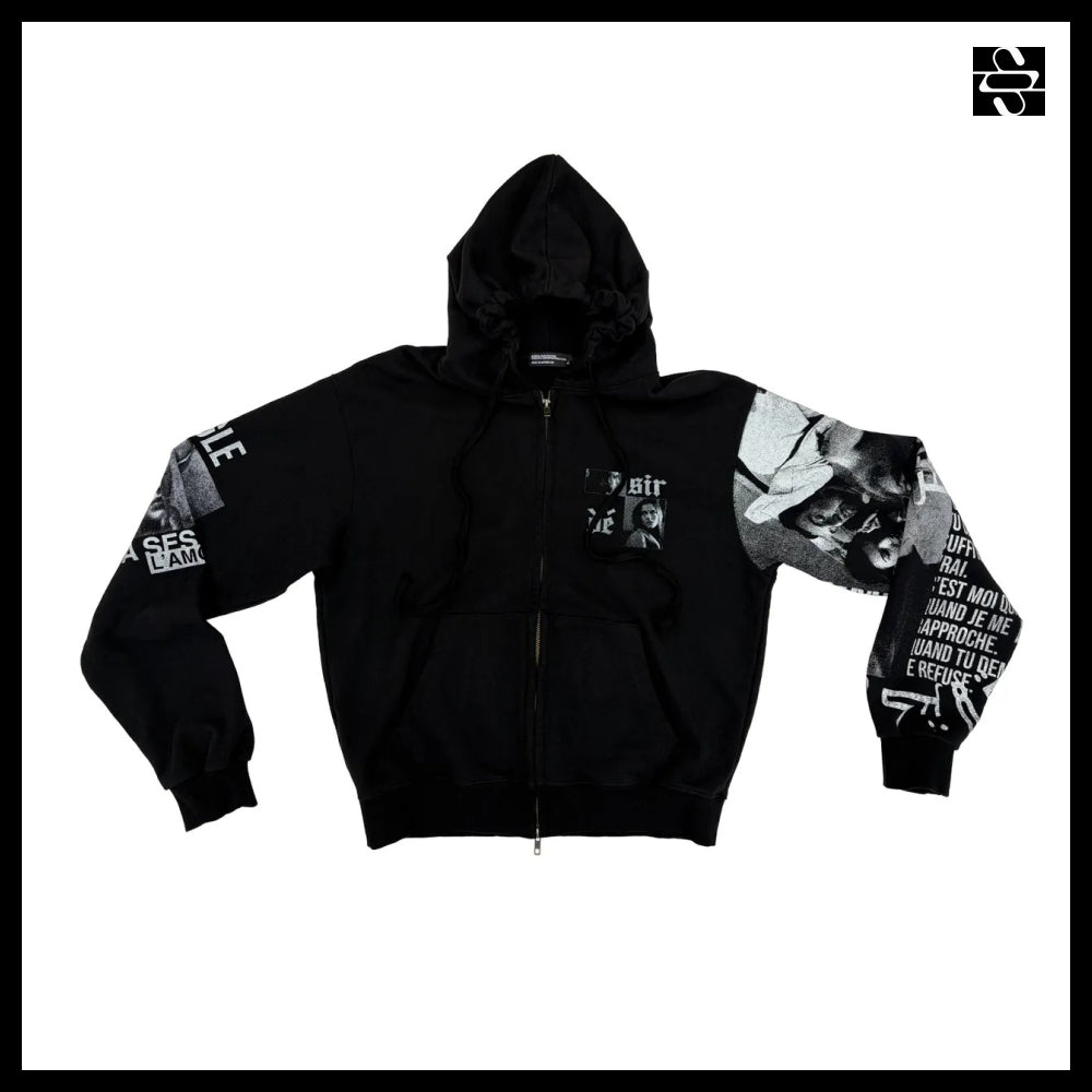 【SUNDAYOFFCLUB】Object Of Desire Zip Up Hoodie