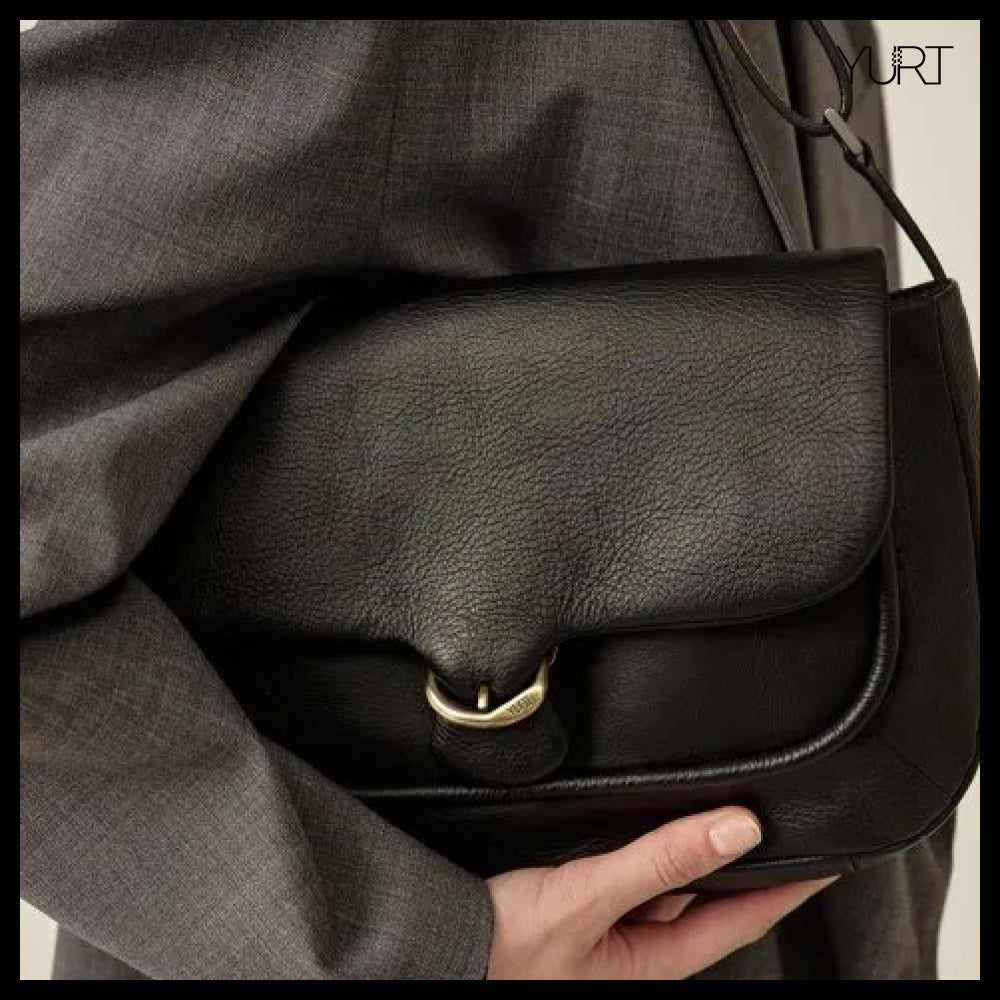 【YURT】Courrier Shoulder Bag YB322 Black