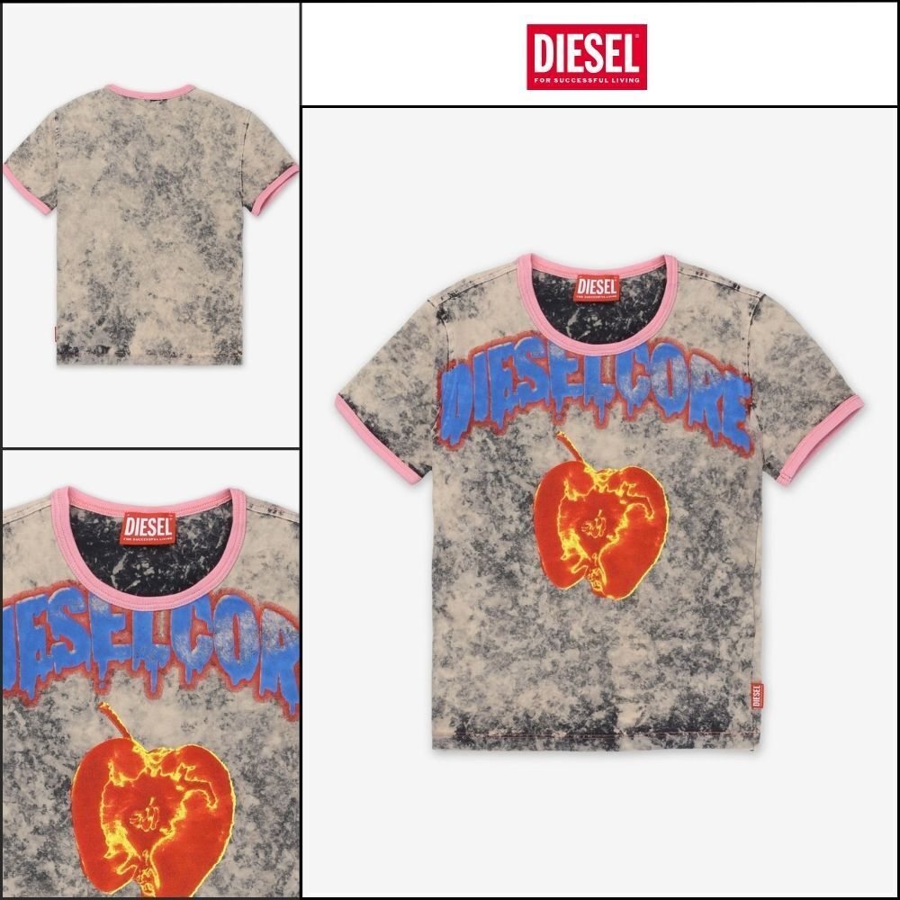 【DIESEL】T Uncuty Short Q1 T-shirt - Gray