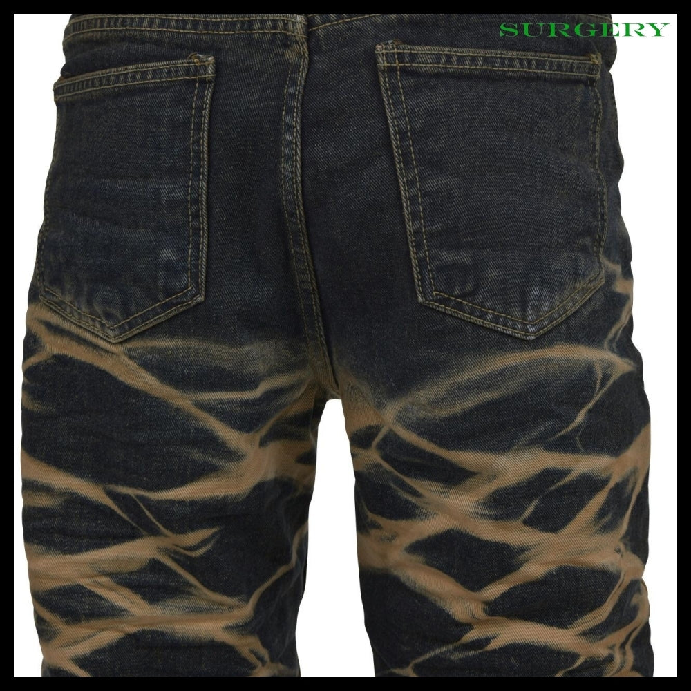 【SURGERY】Yoonseul Long Length Double Jeans Vintage Blue