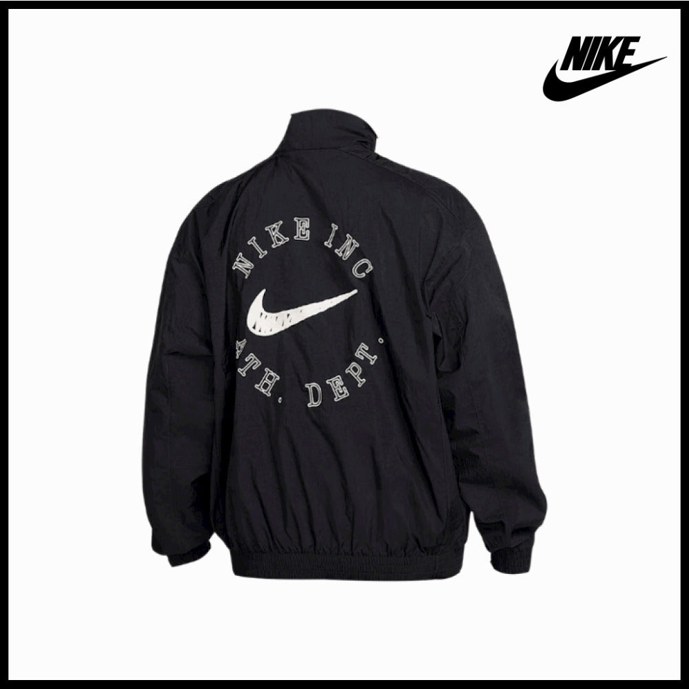 【NIKE】Club Oversized Woven Track Jacket Off Noir