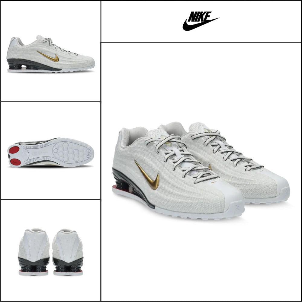 【NIKE】W Shox Z White Metallic Gold
