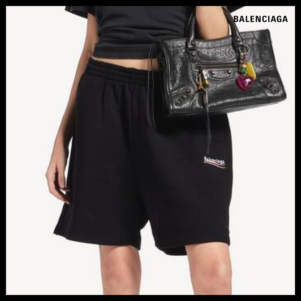 【BALENCIAGA】Political Campaign Sweat Shorts