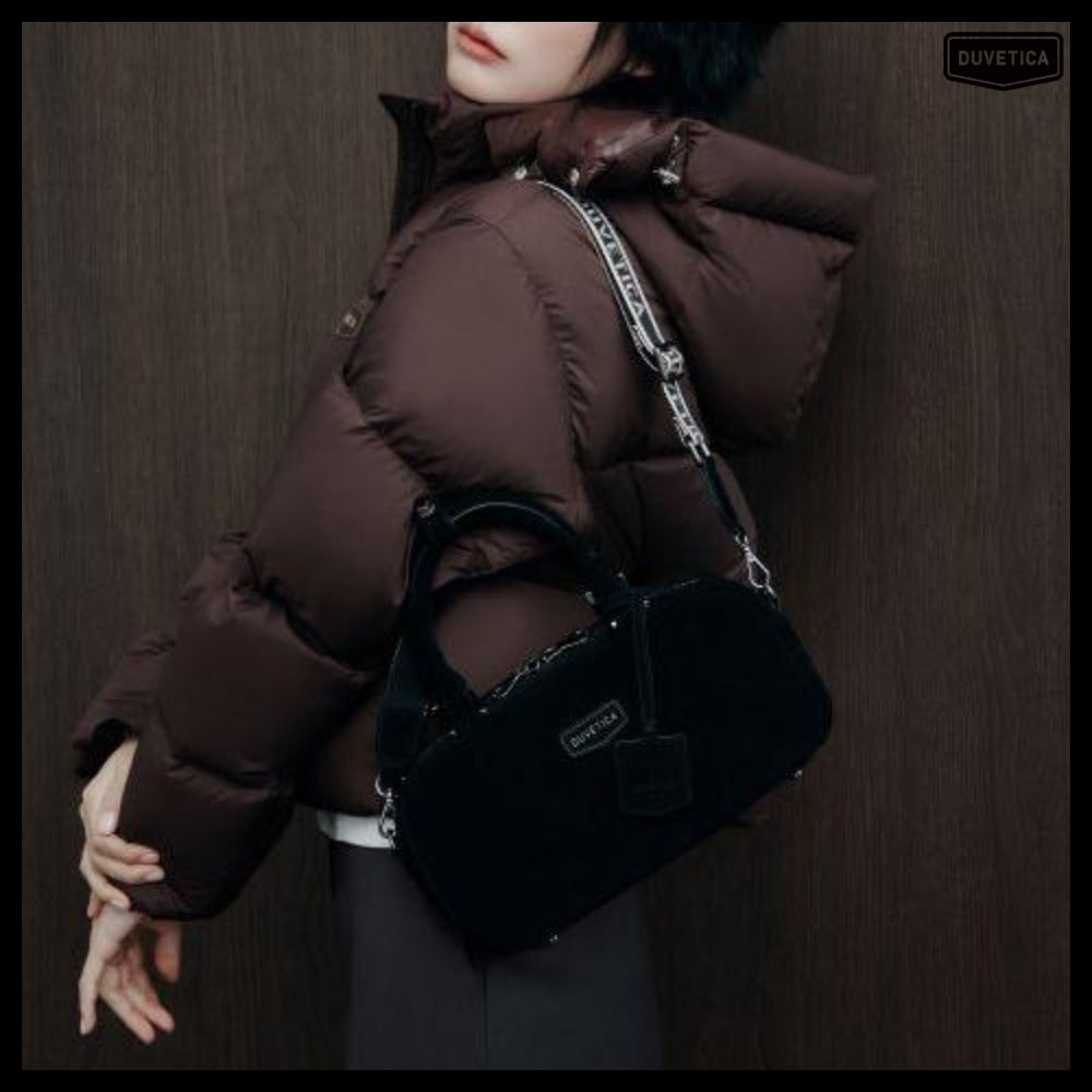 【DUVETICA】Diadema Shuga - Dark Brown Womens Down Jacket