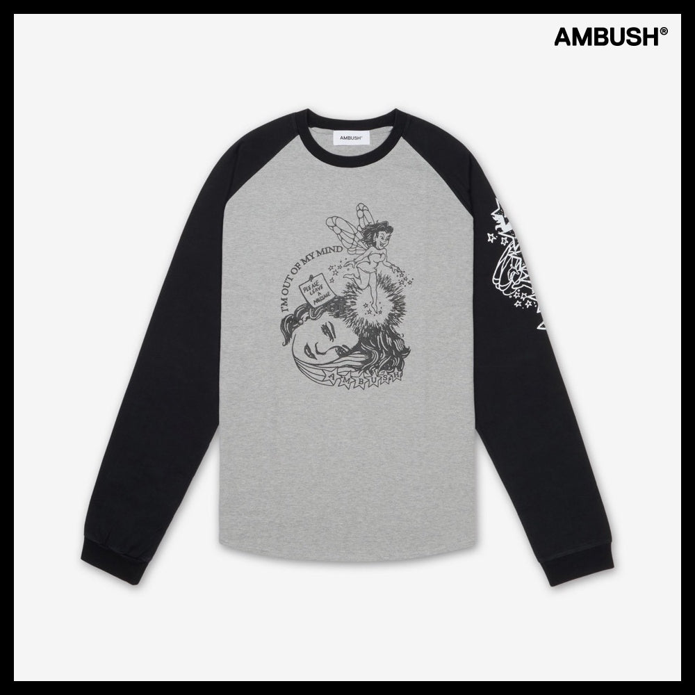 【AMBUSH】Raglan T Shirt Gray