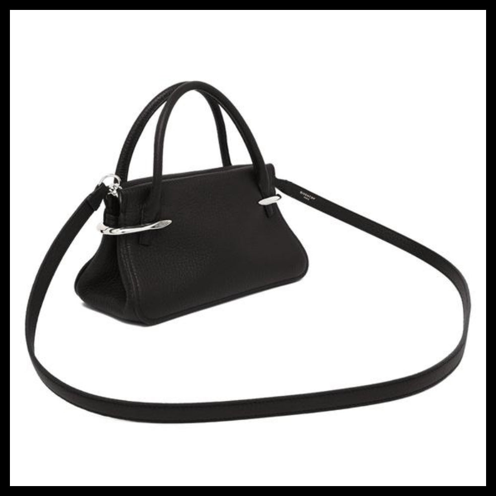 【GIVENCHY】Black Leather Tote Bag