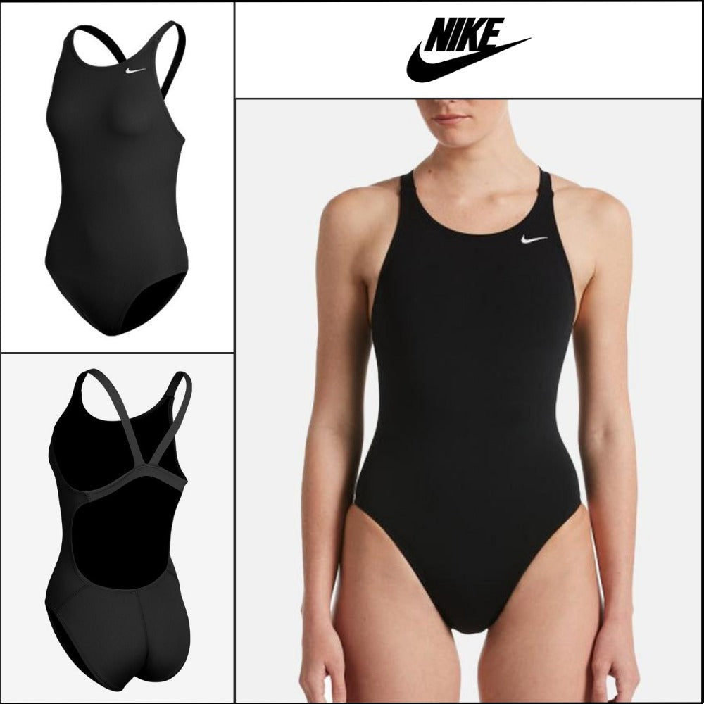 【NIKE】Swim Answer Solid Fastback High Cut OnePieceSwimsuit