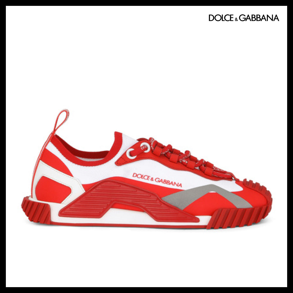【Dolce & Gabbana】MIXED-MATERIAL NS1 SLIP-ON SNEAKERS