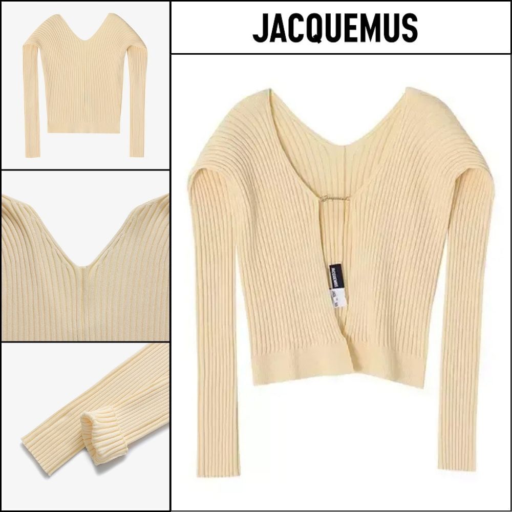 【Jacquemus】La Maille Logo Charm Seamless Women’s Cardigan