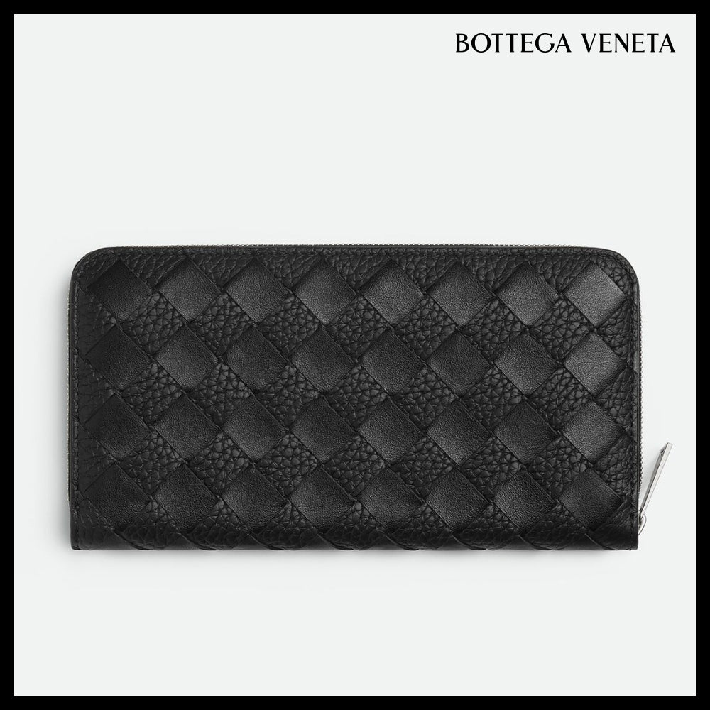 【韓国百貨店 BOTTEGA VENETA】Intrecciato Zip-Around Wallet
