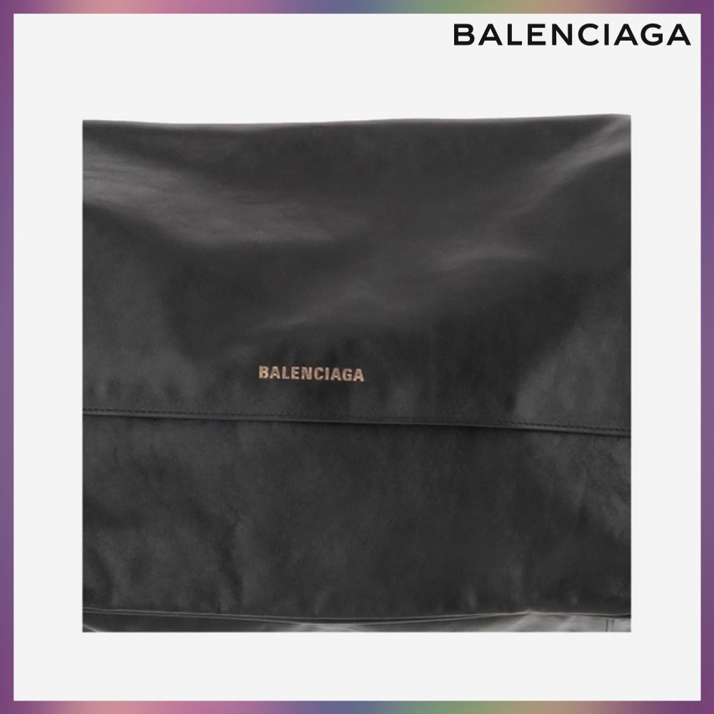 【BALENCIAGA】 GRUNGE LEATHER MEDIUM CROSSBODY BAG