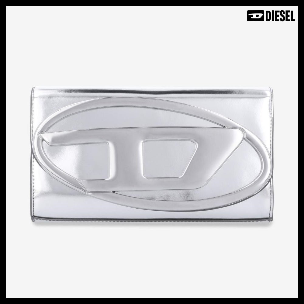 【DIESEL】1DR Strap Wallet - Silver