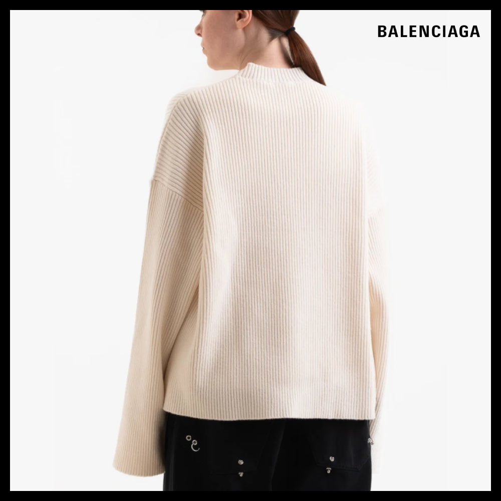 【BALENCIAGA】Semi Fitted Crewneck Sweater