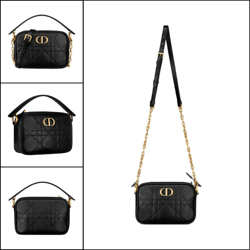 【Dior】Small Top Handle Camera Bag Black