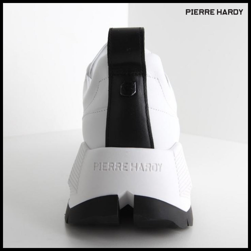 【Pierre Hardy】STREET LIFE White Sneakers QX02Z