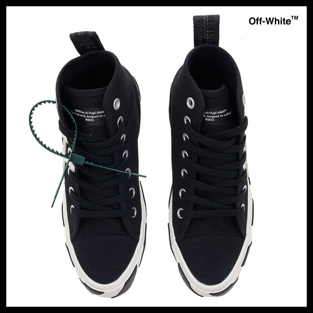 【Off-White】Men's High Vulcanized Sneakers