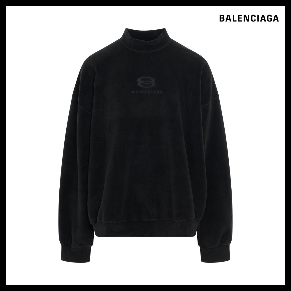 【BALENCIAGA】Unity Sports Icon Sweatshirt Large Fit Black