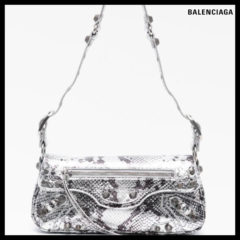 【BALENCIAGA】Le Cagole Small Sling Bag in Silver
