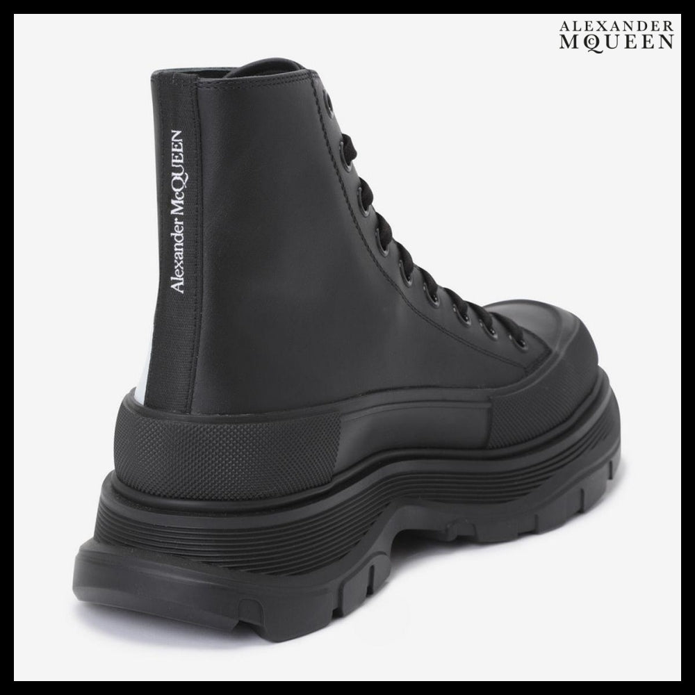 【Alexander Mcqueen】Tread Slick Boots - Black