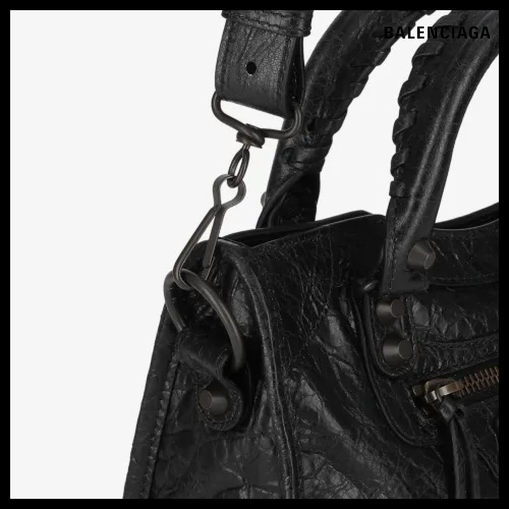 【BALENCIAGA】Le City Mini Tote Bag Black