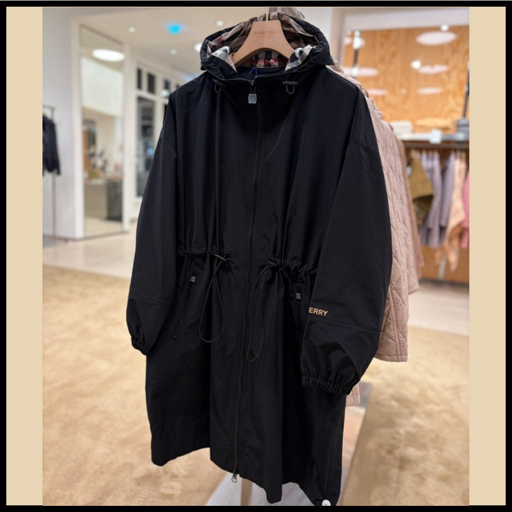 【Burberry】New Birley Internal EKD Drawstring Hooded Zip Up