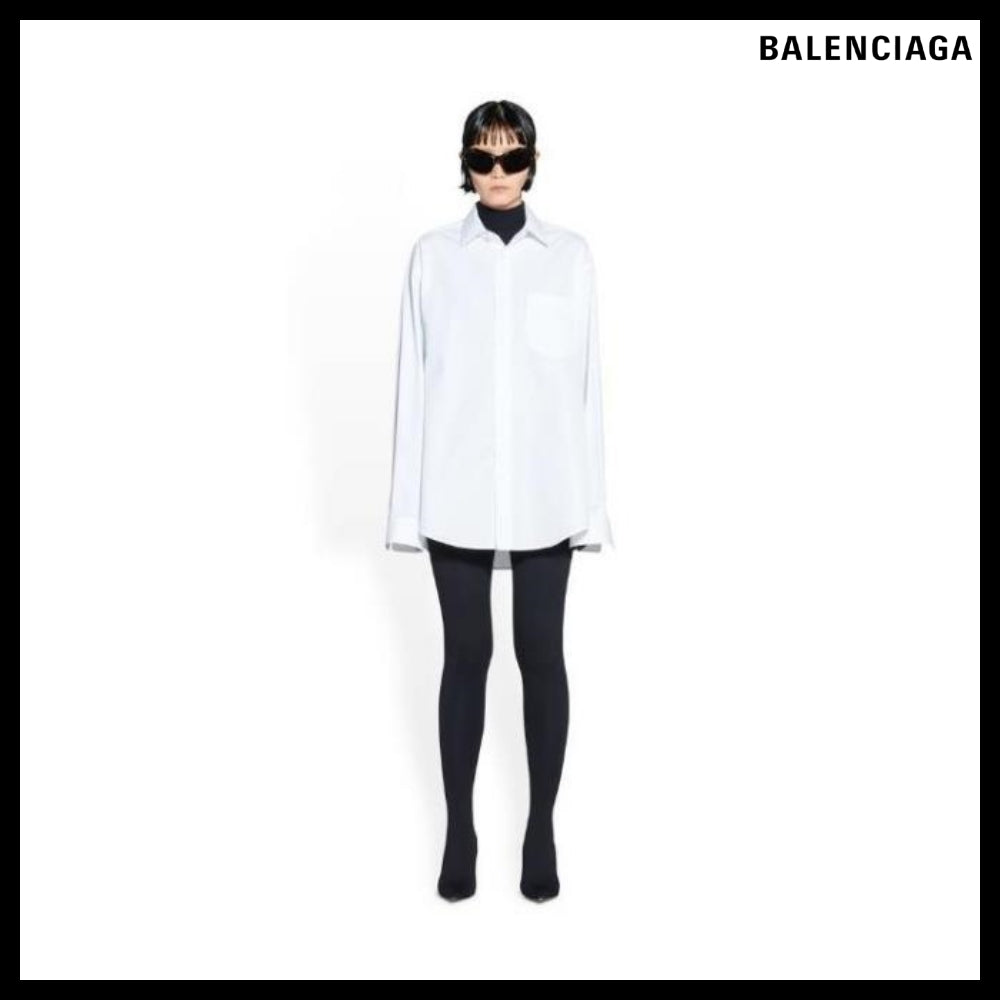 【BALENCIAGA】Hourglass Shirt White