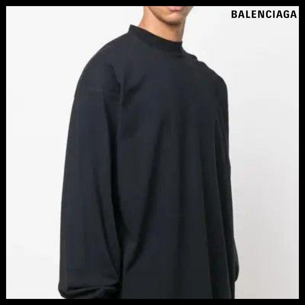 【BALENCIAGA】Tab Long Sleeve T-Shirt Oversized