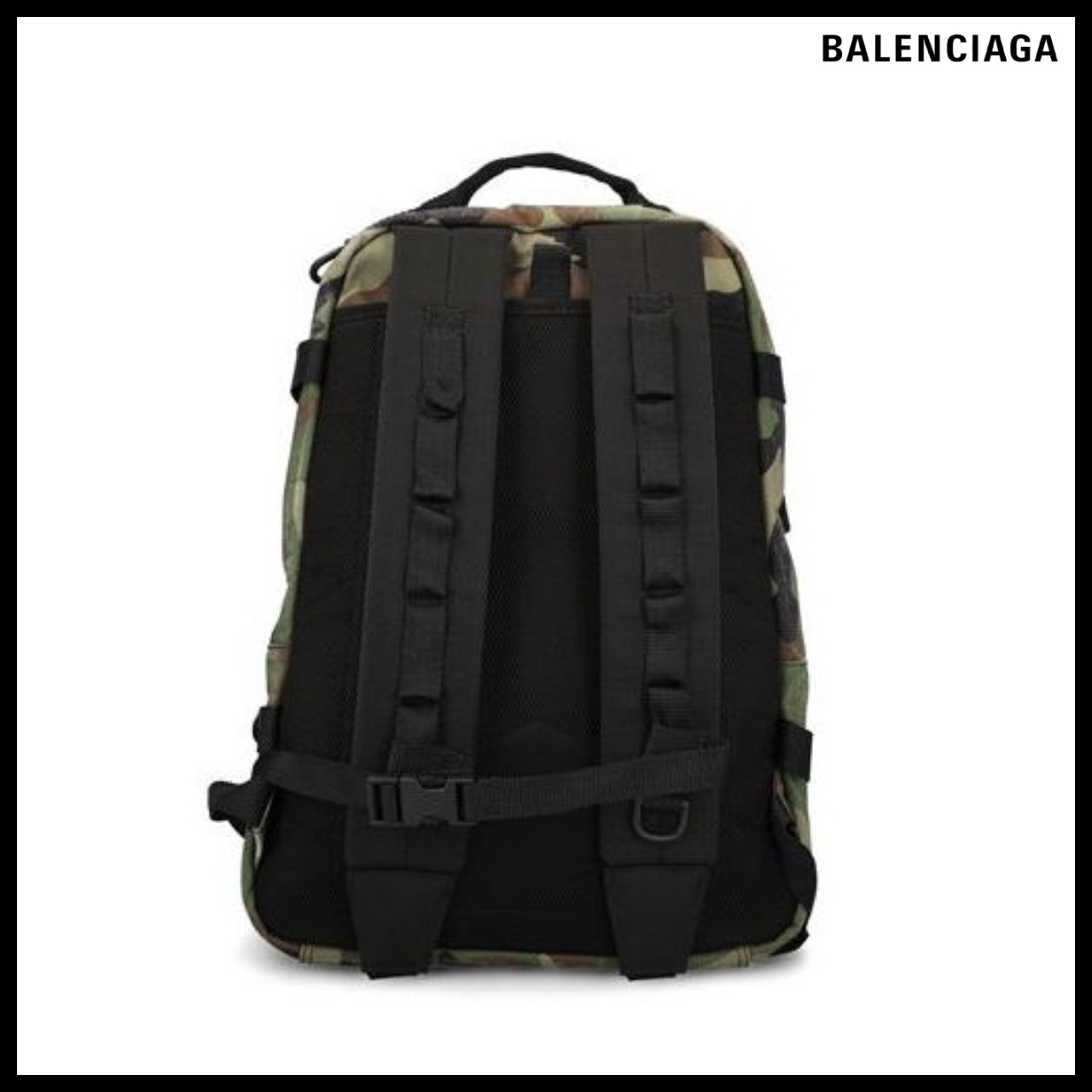 【BALENCIAGA】Army Space Small Backpack Khaki