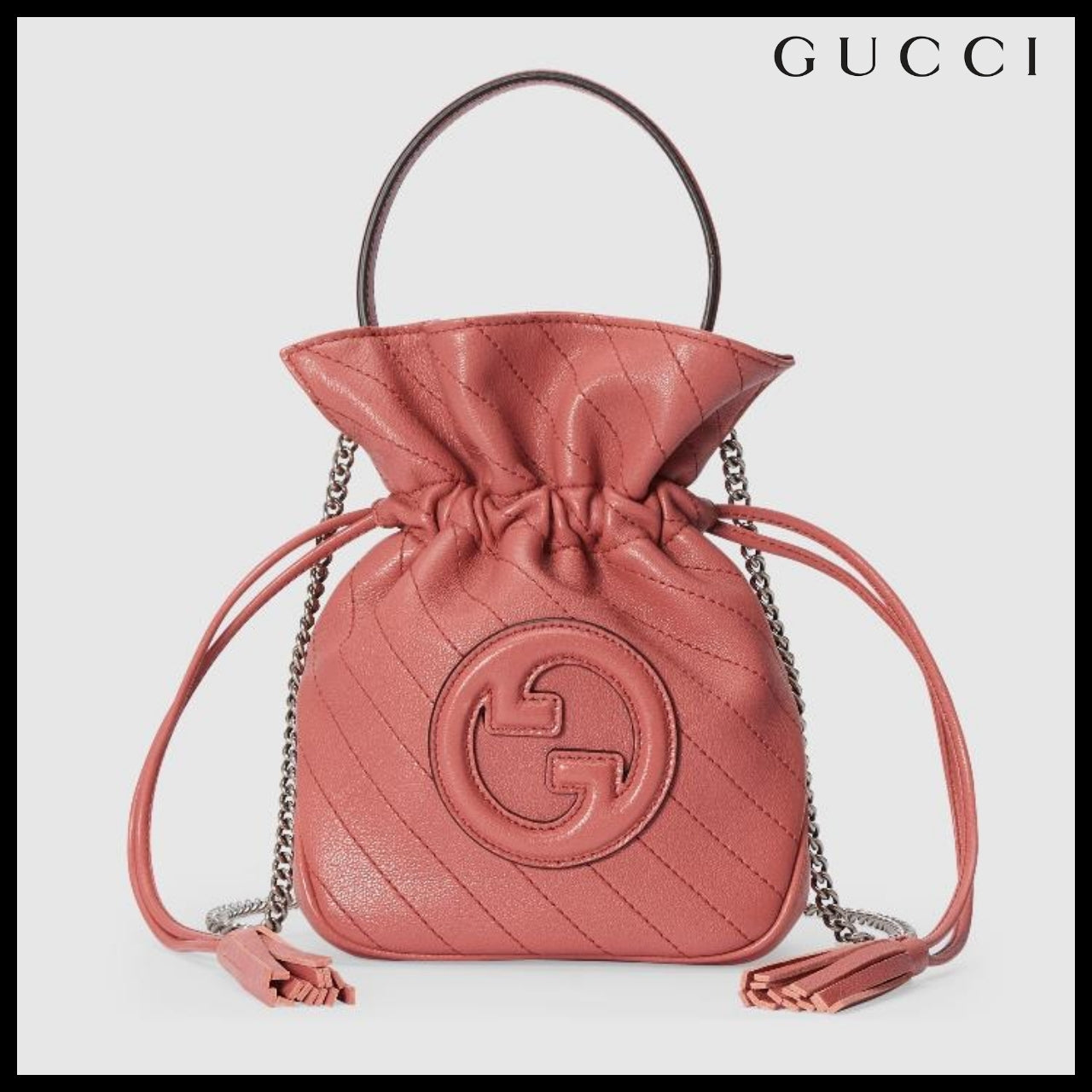 【GUCCI】SAKAI Blondie Drawstring Bucket Bag Gorgeous Grace
