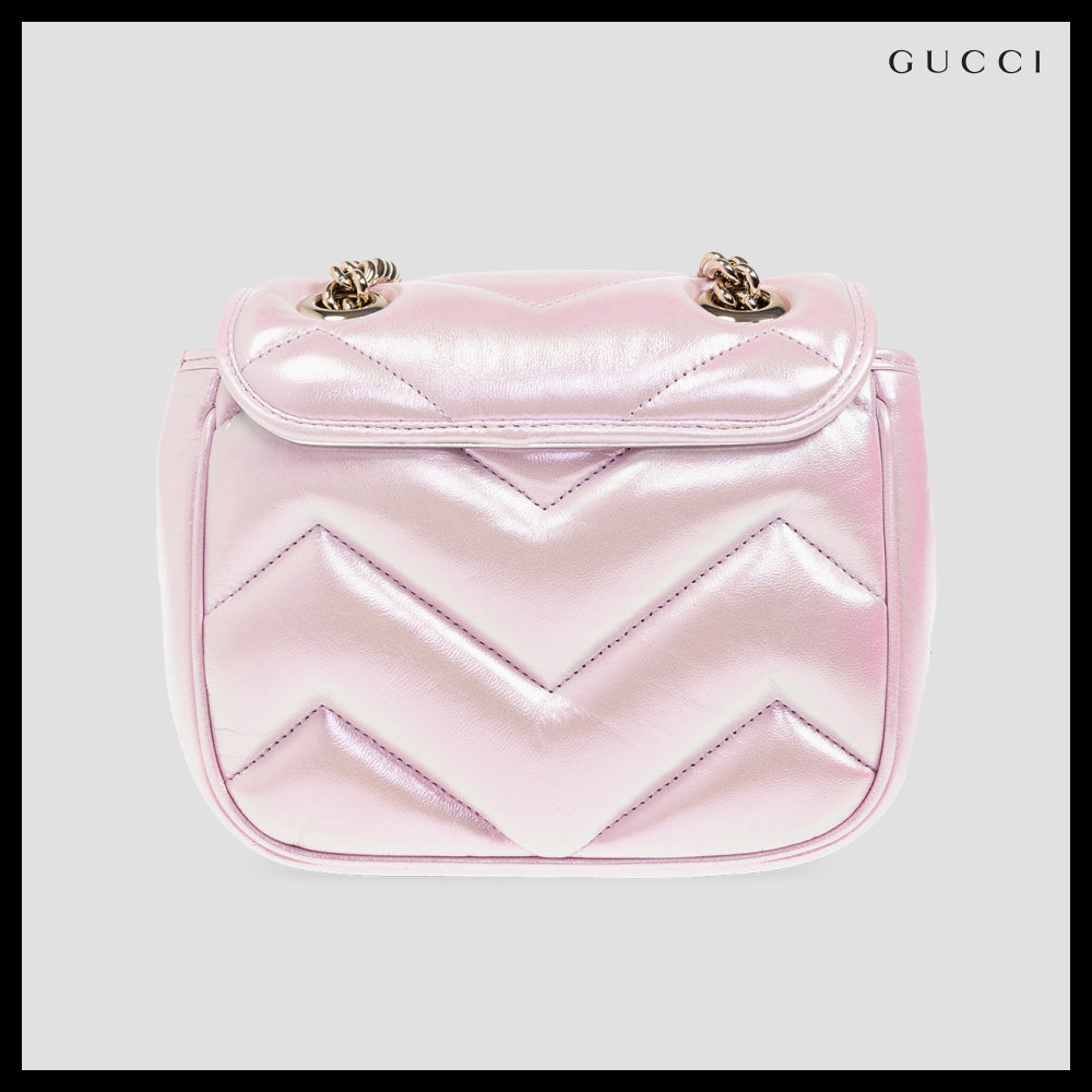 【GUCCI】GGマーモント2 シェブロンキルティング ナッパ