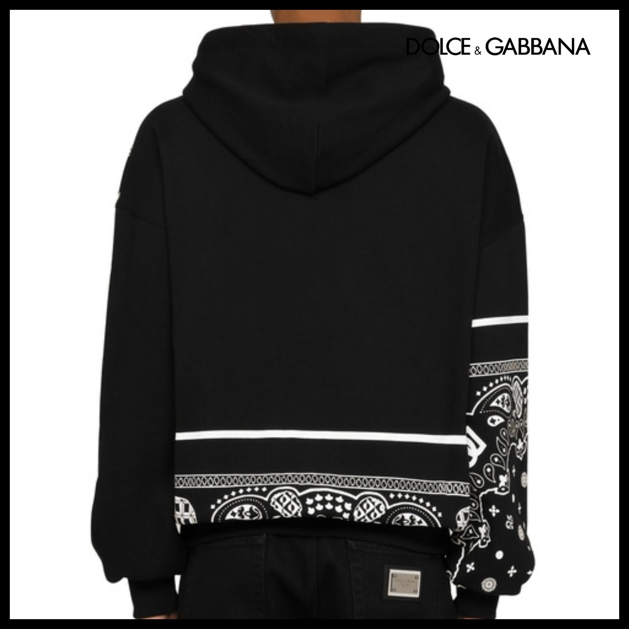 【Dolce & Gabbana】SWEATSHIRT BLACK 0000