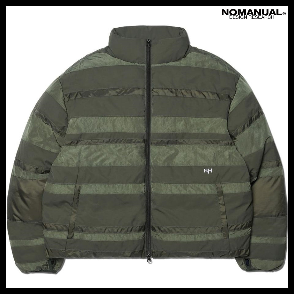 【NOMANUAL】H.C NYLON DOWN JACKET KHAKI