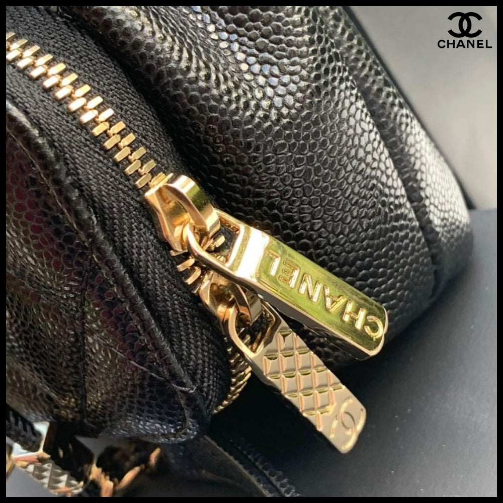 【CHANEL】Mini Bucket Crossbody Bag Black