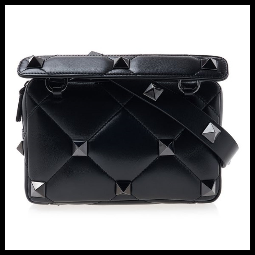 【VALENTINO】Men's Rockstud Crossbody Bag