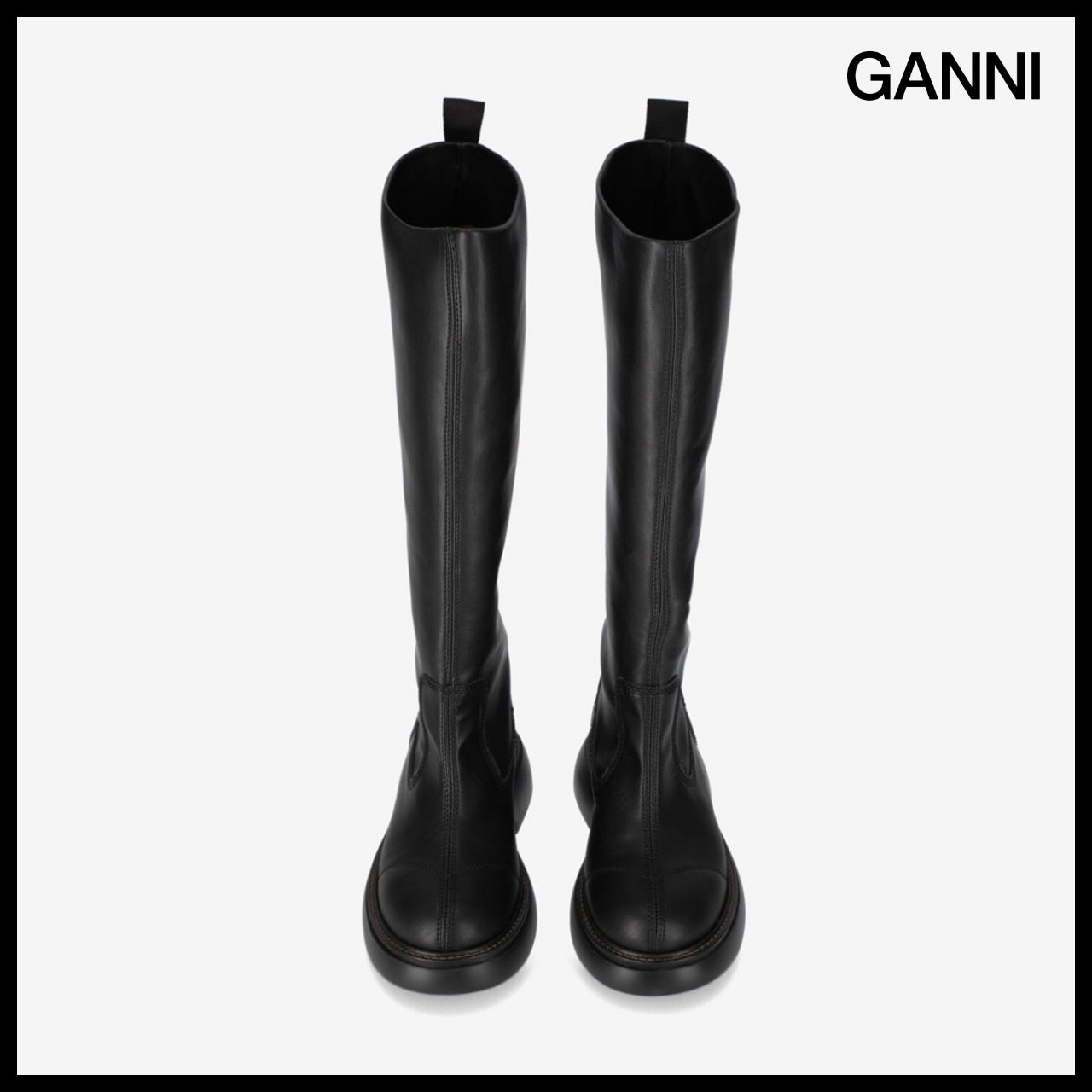 【Ganni】Everyday Tubular Boots - Black