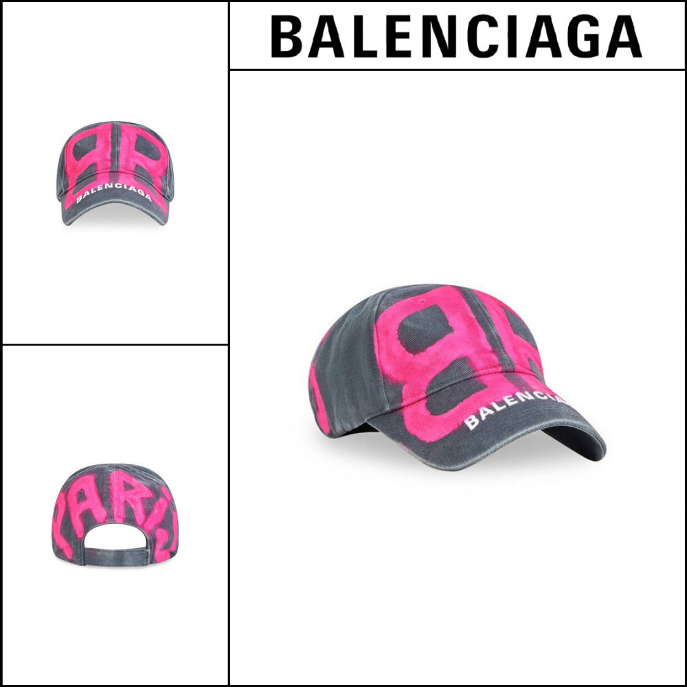 ★BALENCIAGAアウトレット セール ★BB Sprayed Cap Grey