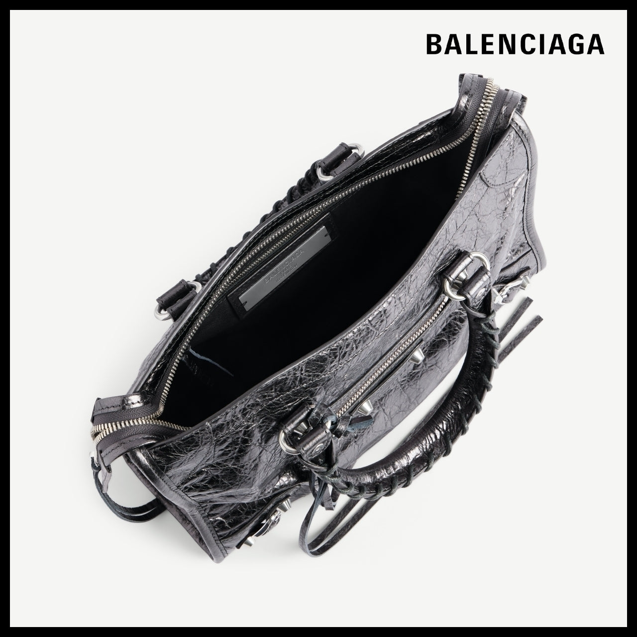 【BALENCIAGA】Le City Bag Small Steel Grey